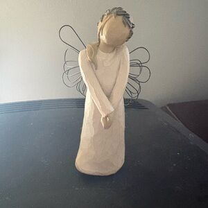 Willow Tree Angel Sculpture Celebrate - Cream and Tan